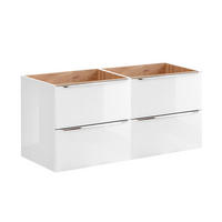 WASCHTISCHUNTERSCHRANK 120cm April Weiß - Weiß, Holzwerkstoff (120/57/46cm) - Petits-meubles