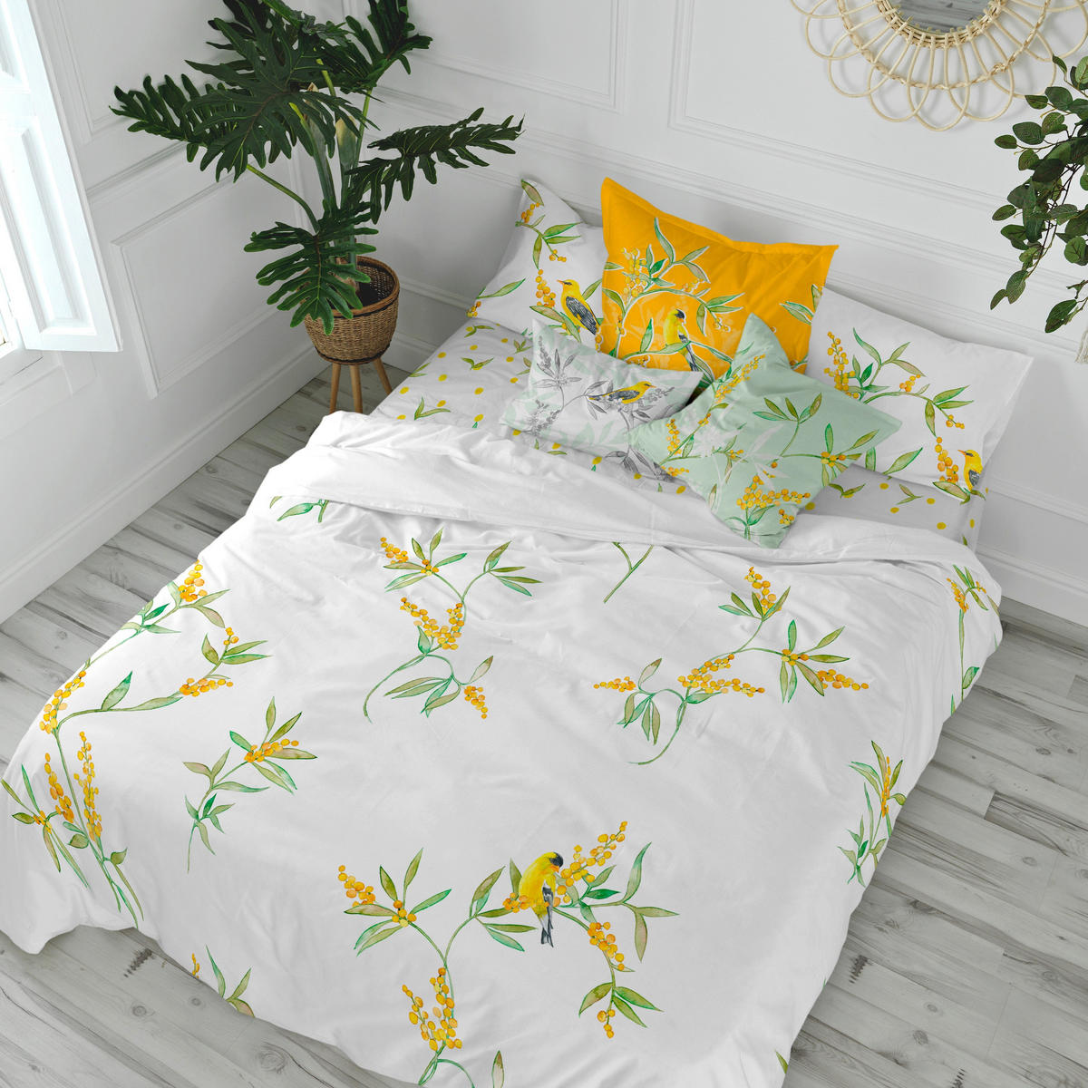 BETTBEZUG corniglia 260x240 cm (übergrösse) mehrfarbig - Multicolor, Textil (260/240cm) - Happy Friday