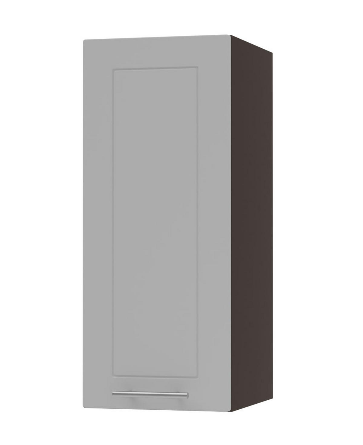 KÜCHENHÄNGESCHRANK Kvantum W2/20 Dust Grey Matt / Lava Matt 20 / 32,5 / 72cm - Dunkelgrau/Grau, Holz/Holzwerkstoff (20/72/32.5cm) - Feldmann-Wohnen