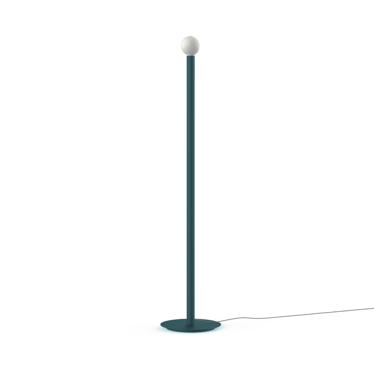 STEHLEUCHTE - Blau, Metall (40/40/165cm) - Lumicom