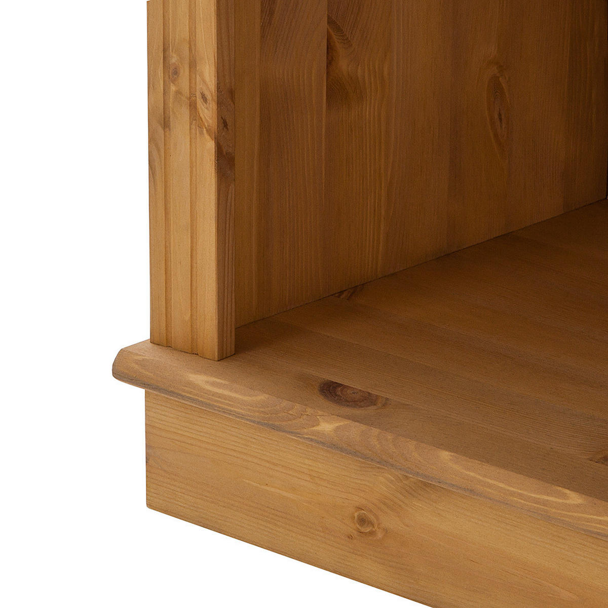 REGALWAND - Kiefer massiv, Typ A - Kieferfarben, Holz (148/223/37cm) - home24