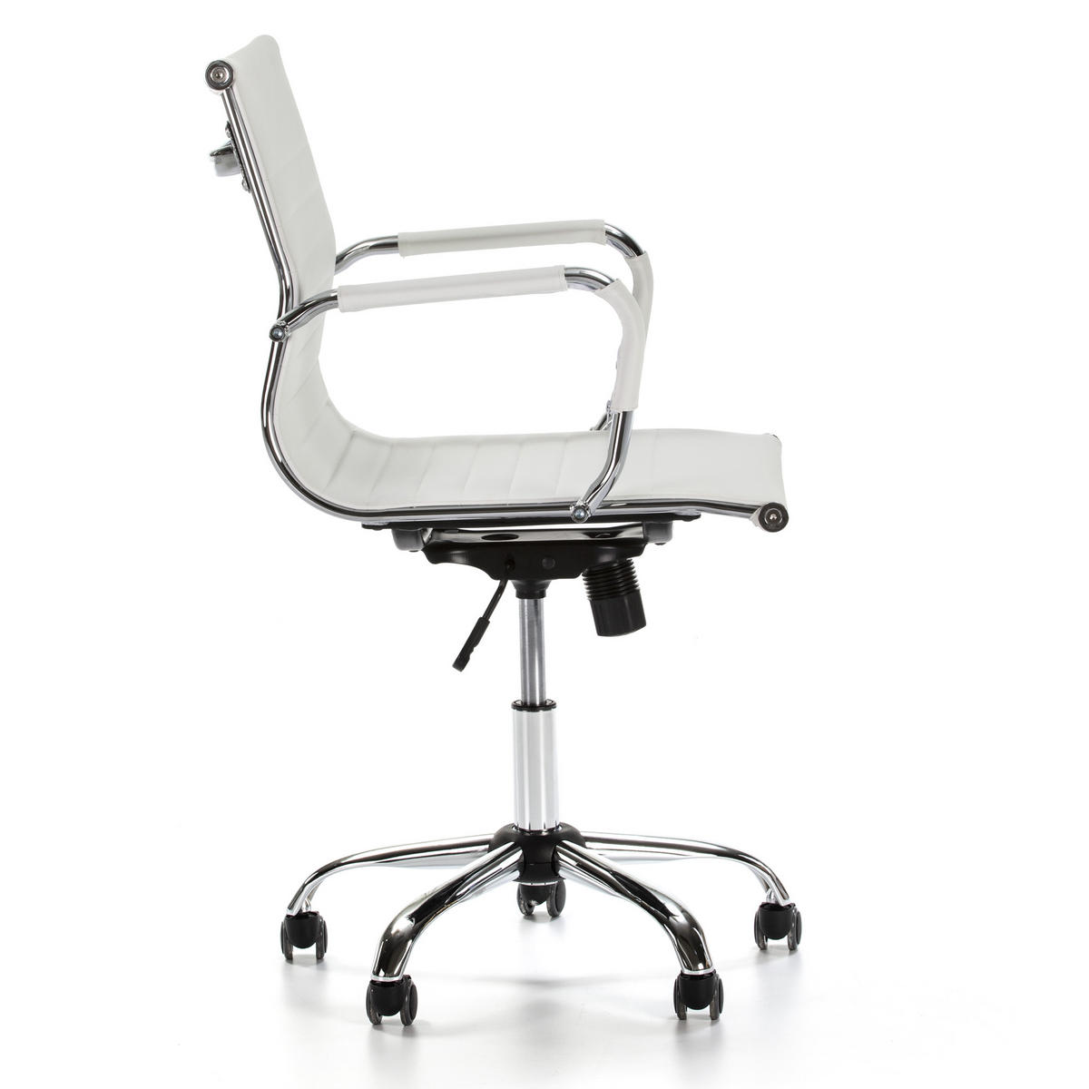 SCAUN ROTATIV Croma cu funcție de pat, alb - alb, blană (62/91/54cm) - VS Venta-stock