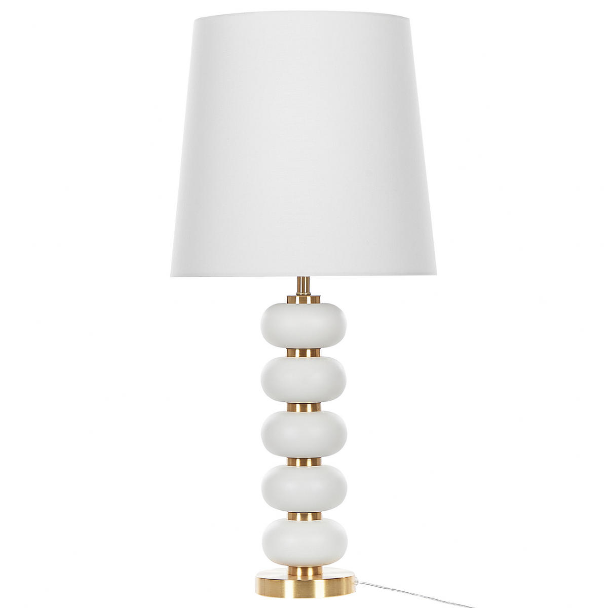 TISCHLAMPE Frio 37/37/80 cm - Weiß, Metall (37/37/80cm) - Beliani