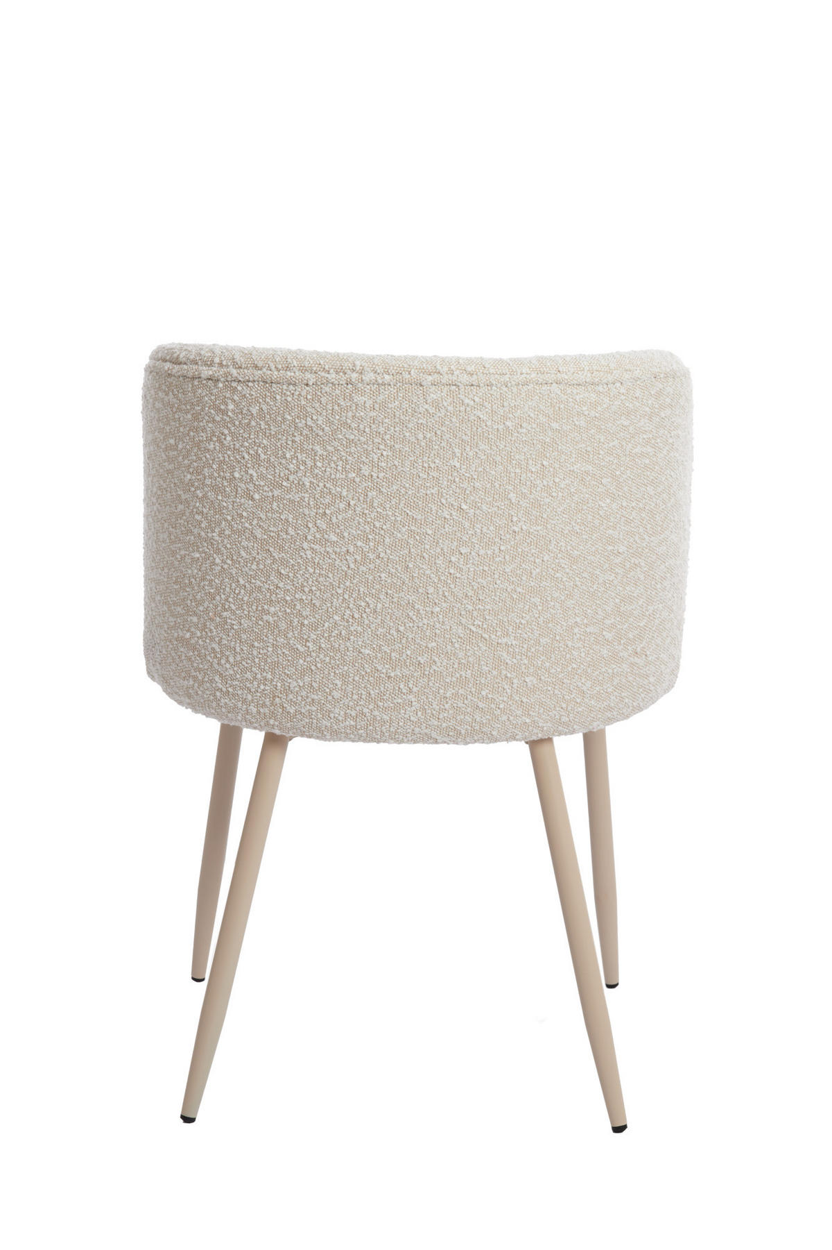 ESSZIMMERSTUHL Elyna Weiß 56/55/79 cm - Weiß/Naturfarben, Textil (55/79/56cm) - Light & Living