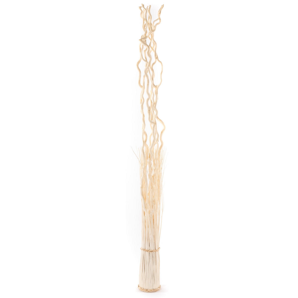 RAUMTEILER Nova Weidenzweige geblichen - Beige, Naturmaterialien (27/180/27cm) - DESIGN DELIGHTS