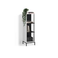 BÜCHERREGAL Aterno Weiß mit 3 Fächern - Weiß, Holzwerkstoff (36/120/36cm) - Livinity®
