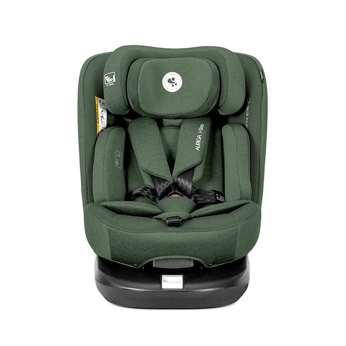 KINDERSITZ Auriga 40 - 150cm grün Isofix Anti-Rebound-Stange SPS Rückenlehne - Grün, Kunststoff (56/60/57cm) - Lorelli