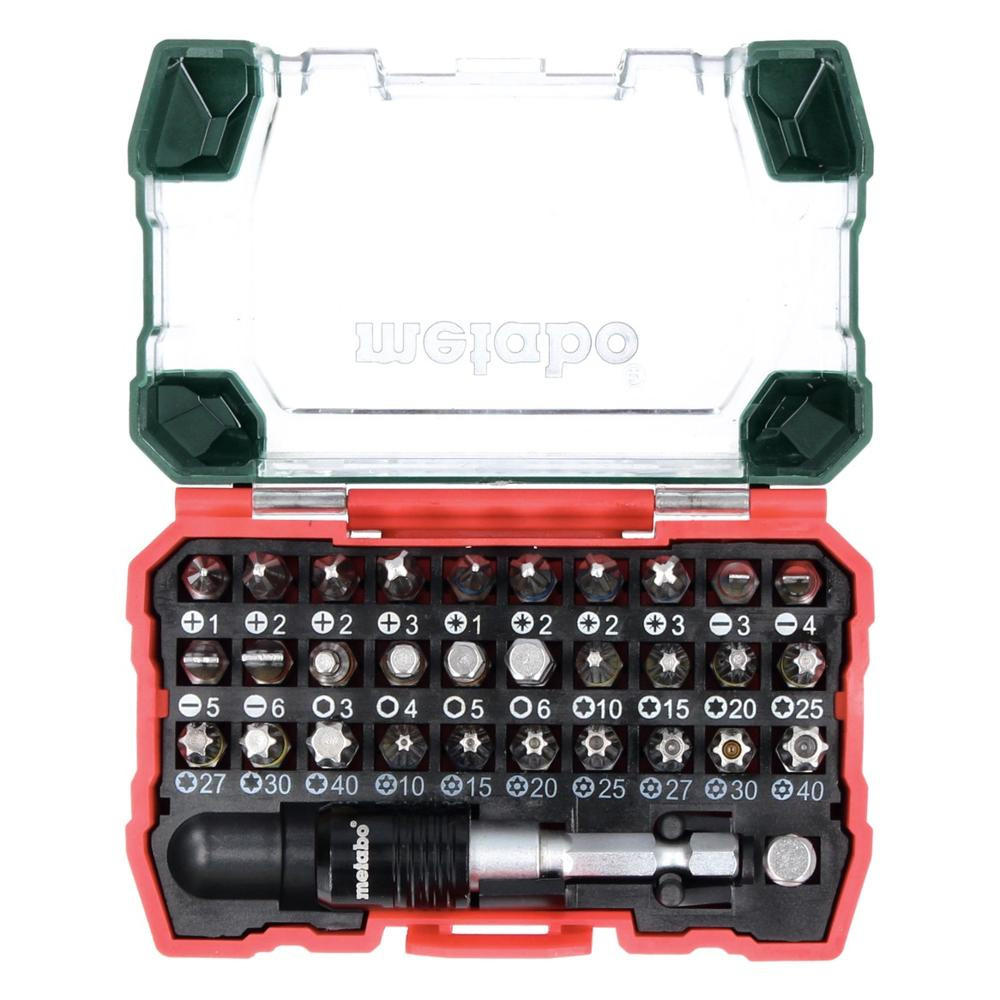 METABO Bit Box SP 25 mm 32 tlg. ( 626700000 ) Philips / Pozidriv / Schlitz / Torx / Inbus - Multicolor, Kunststoff (100/70/30cm) - Metabo