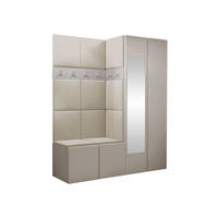 GARDEROBEN-SET Orion XII - Kaschmir/Beige, Holzwerkstoff/Kunststoff (158/186/46cm) - MIRJAN24