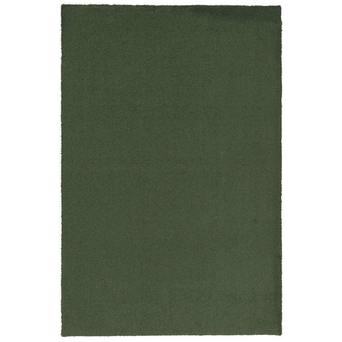 LUXUS HOCHFLOR SHAGGY TEPPICH VELVET - Grün, Textil (133/133cm) - Snapstyle