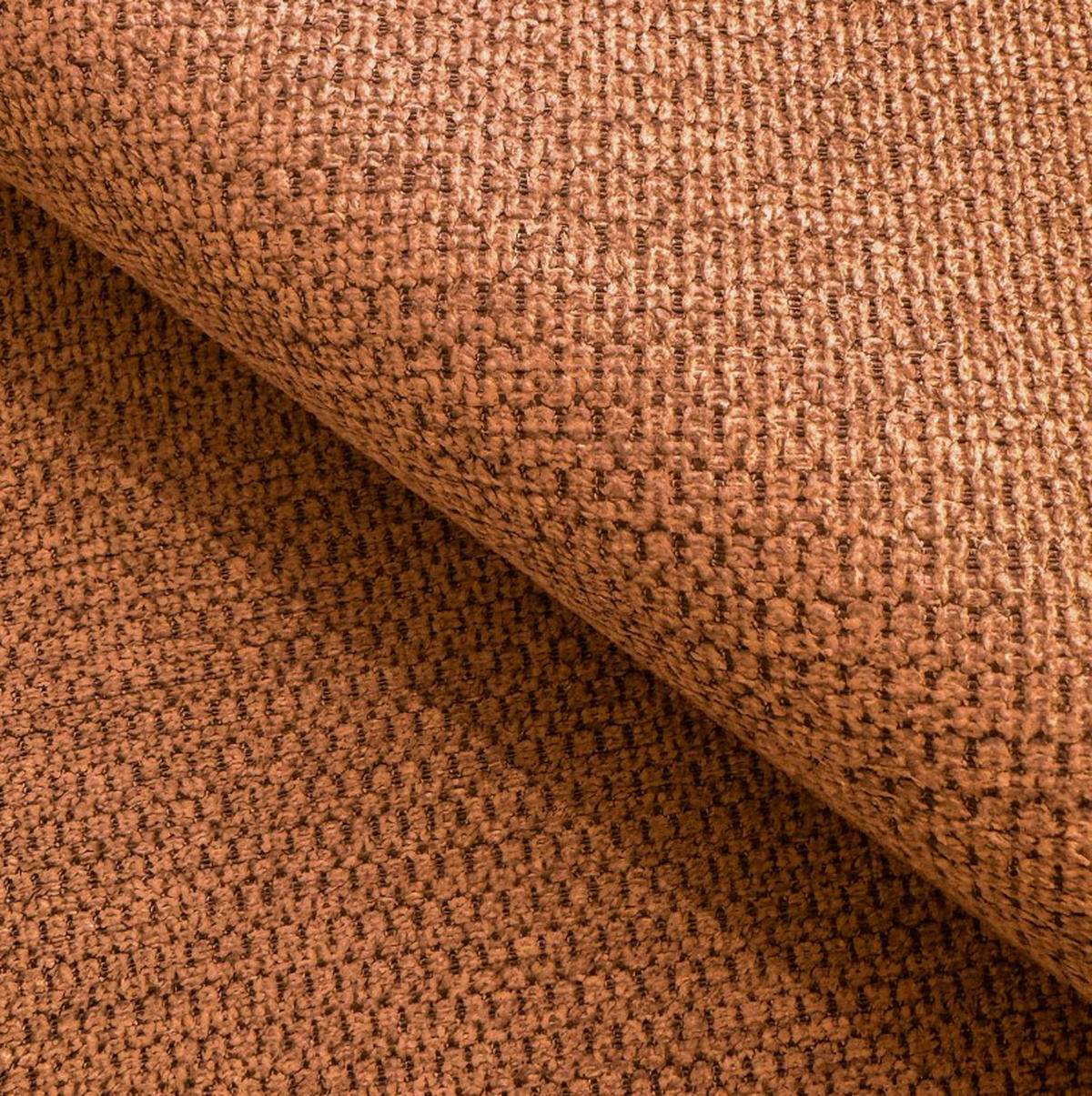 SOFA OLIO Mit Schlaffunktion Und Bettkasten, Bonell-Taschenfederung, Aragon-Stoff, lose Rückenkissen, freistehend, 238x101x86 cm Dark orange - Dunkelorange, Holz/Textil (238/86/101cm) - DomoHome