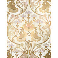FOTOTAPETE Blumen 200 x 260 cm - Beige, Papier (200/260cm) - Sanders & Sanders