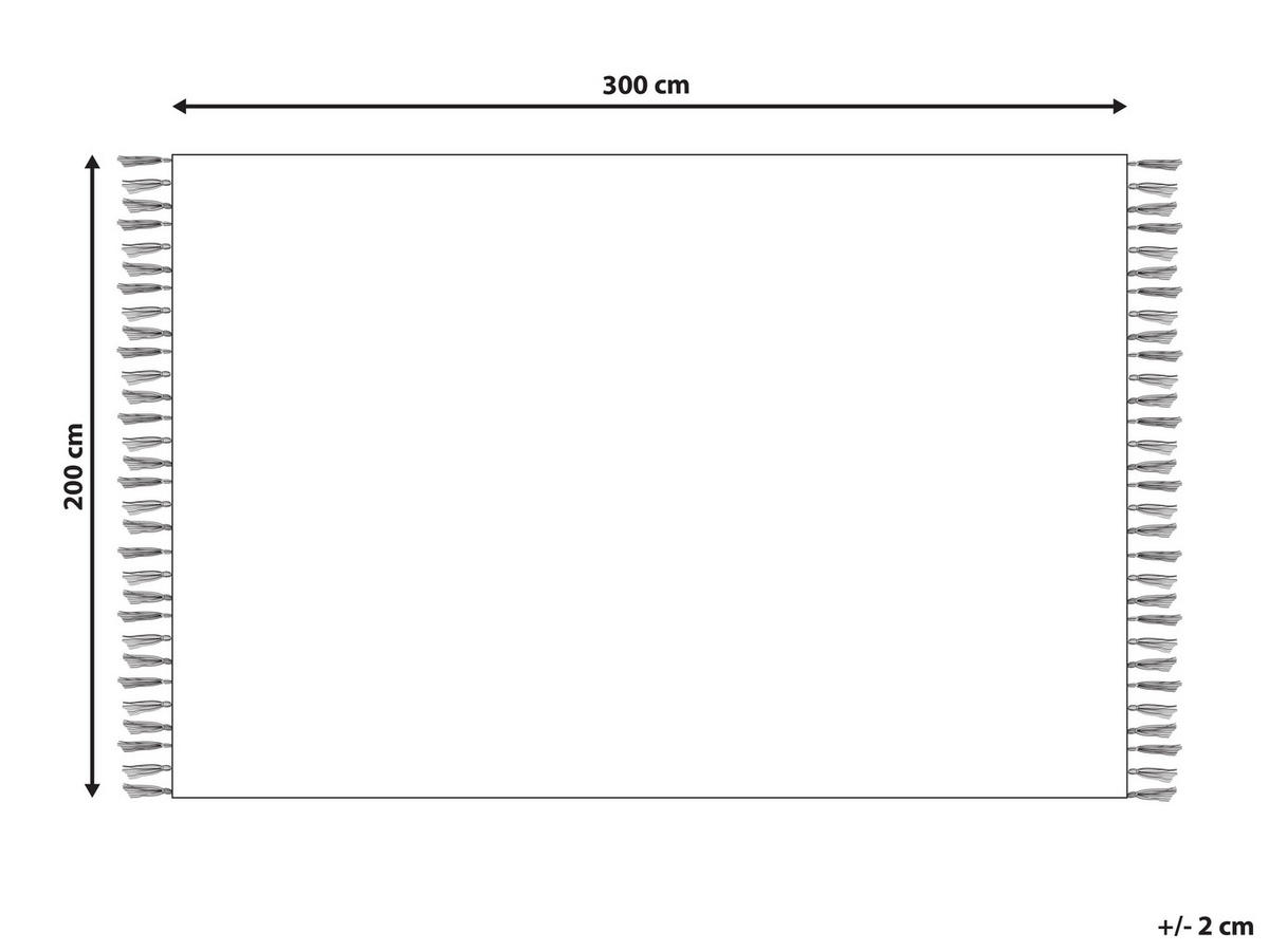 KELIM-TEPPICH Noratus 300/200 cm - Multicolor, Textil (200/300cm) - Beliani