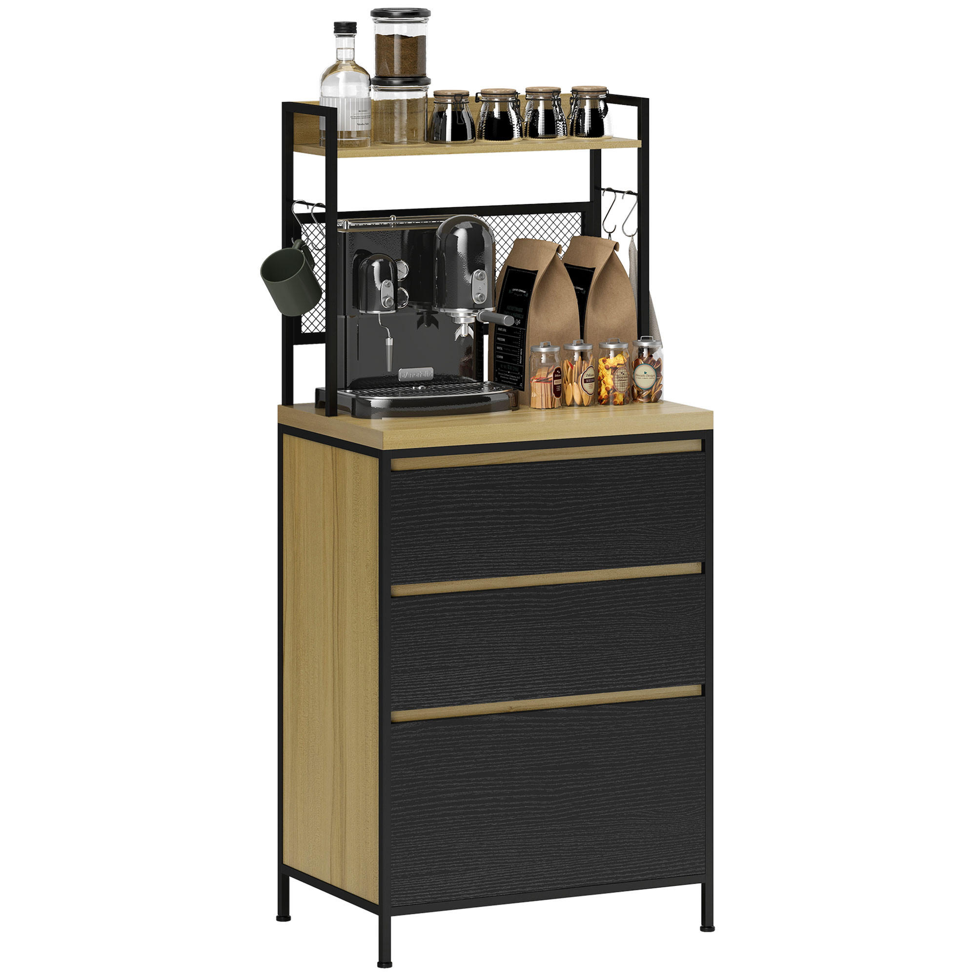 ComfortXL Highboard Natur 40x132x60 cm