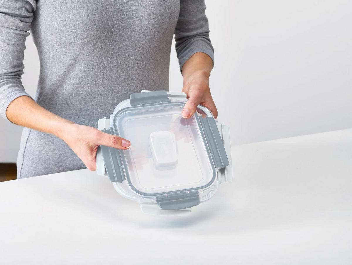 FRISCHE-TABLETT Lebensmittelbehälter Nest Lock Sky 5-teilig - Grau, Kunststoff (0.1L) - Joseph Joseph 
