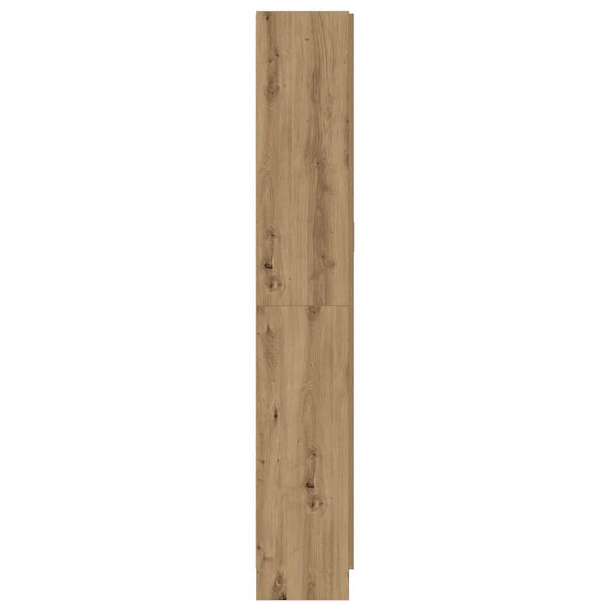 VITRINE mit Glas Türen, 4 Ablagen 82,5/30,5/185 cm aus Holzwerkstoff Artisan-Eiche Dekor - Eiche Artisan, Holz (82.5/185/30.5cm) - vidaXL