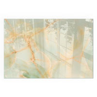 GLASPLATTE für Kamin 120x80 cm - Türkis, Glas (120/80/0.4cm) - TULUP