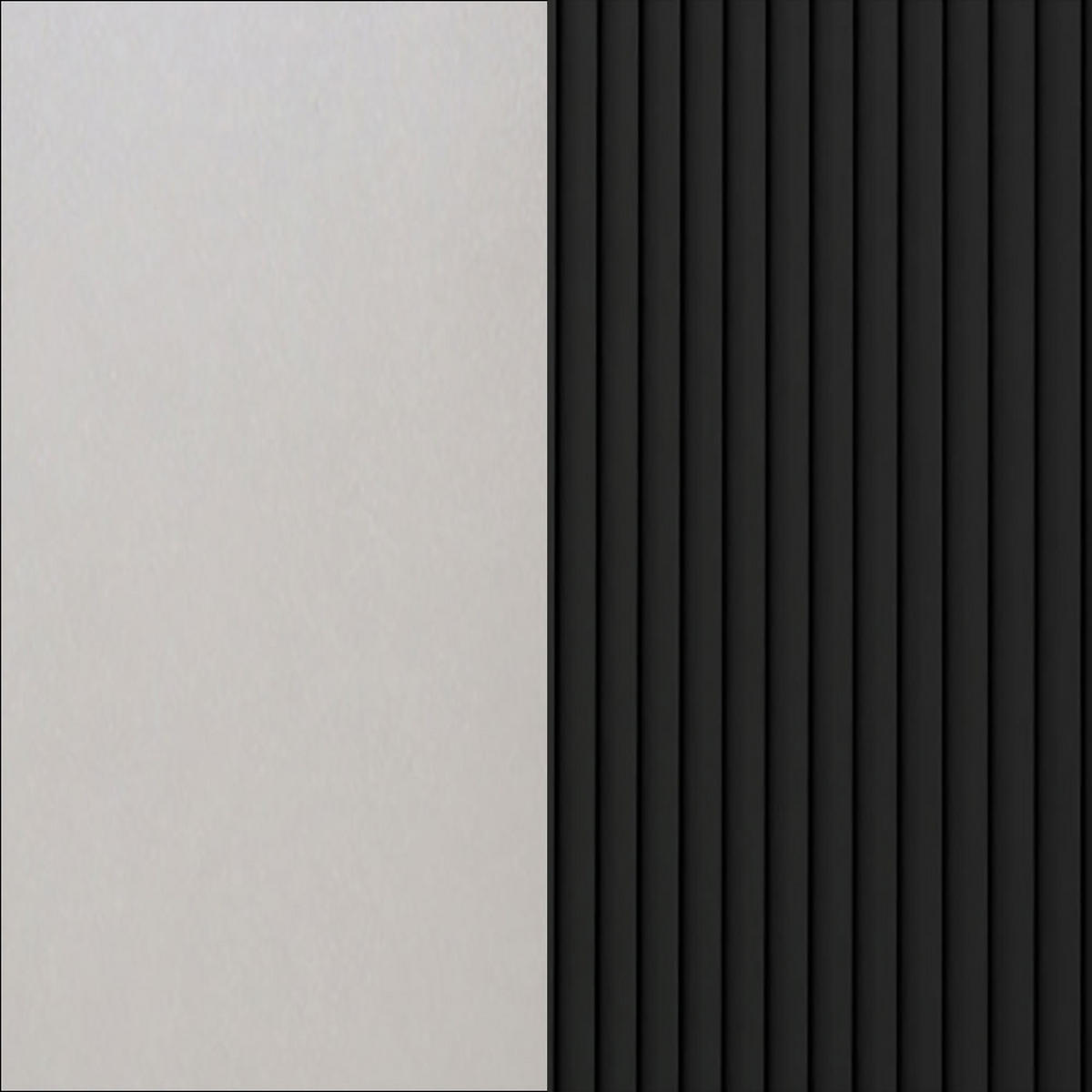 KÜCHENHÄNGESCHRANK Lamello W3/80 Schwarz Matt / Grau 80 / 32,5 / 72cm - Schwarz/Grau, Holz/Holzwerkstoff (60/72/32.5cm) - Feldmann-Wohnen