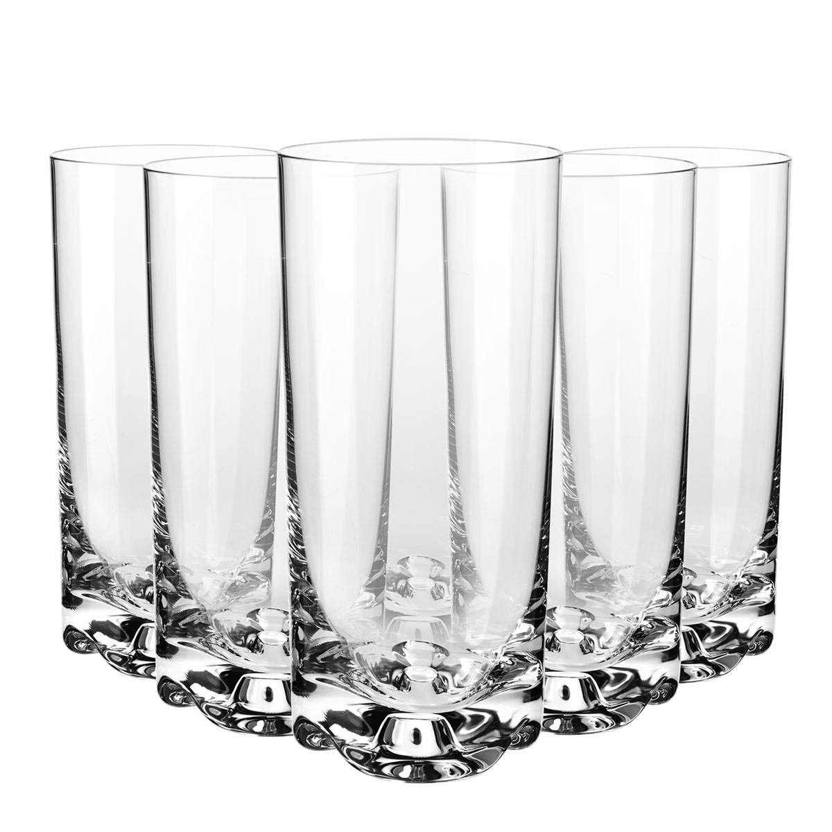 LONGDRINKGLÄSER Mixology, 6er-Set, 340 ml - Transparent, Glas (0.34L) - Krosno Glass