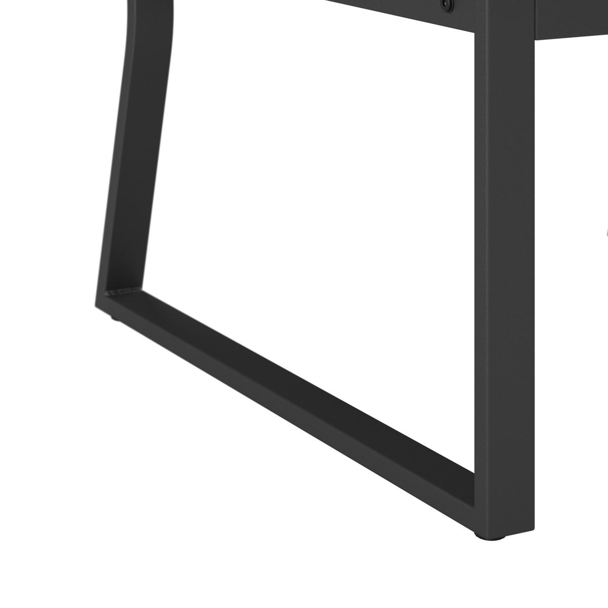 BALKONSET Paulina Hellgrau Metall/Outdoorstoff +Abdeckung - Hellgrau, Metall - Bessagi Garden