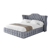 POLSTERBETT mit Bettkasten und Lattenrost, Boxbett ohne Matratze - MODY 180x200 Grau - Grau, Holzwerkstoff/Textil (180/200cm) - ALTDECOR