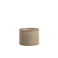 LAMPENSCHIRM Caden Braun Ø20/15 cm - Braun, Textil (20/20/15cm) - Light & Living