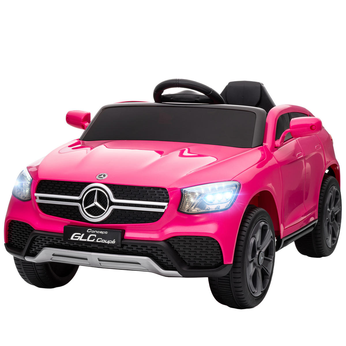 ELEKTROAUTO DE-06163 Mercedes-Benz lizenziert mit Fernbedienung Rosa - Pink, Kunststoff/Metall (105/68/50cm) - ComfortXL