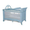 REISEBETT Torino plus 2 hellblau Wickelauflage Spielbogen Räder faltbar - Blau, Kunststoff (70/127cm) - Lorelli