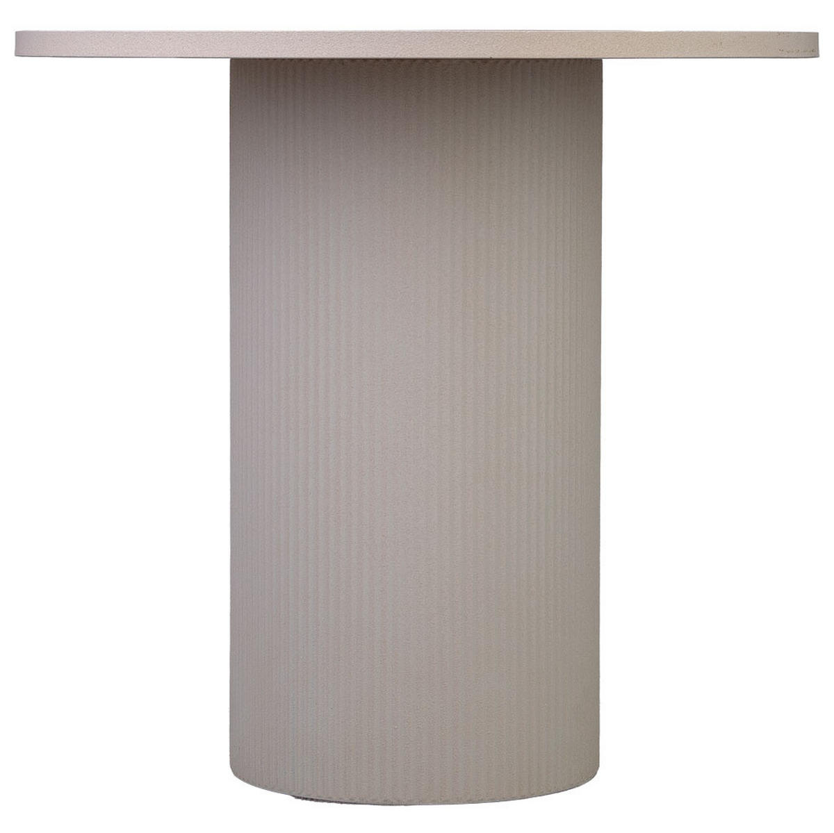 TISCH aus Metall und Holz, 65x61cm - Beige, Metall (65/65/60.5cm) - Wanderlust