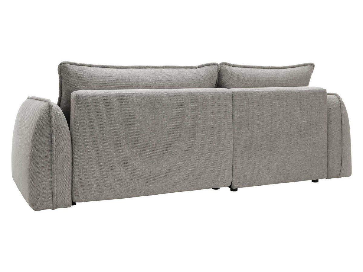 ECKSOFA Moho, Seite: Links - Hellgrau/Schwarz, Holz/Kunststoff (254/162cm) - MIRJAN24