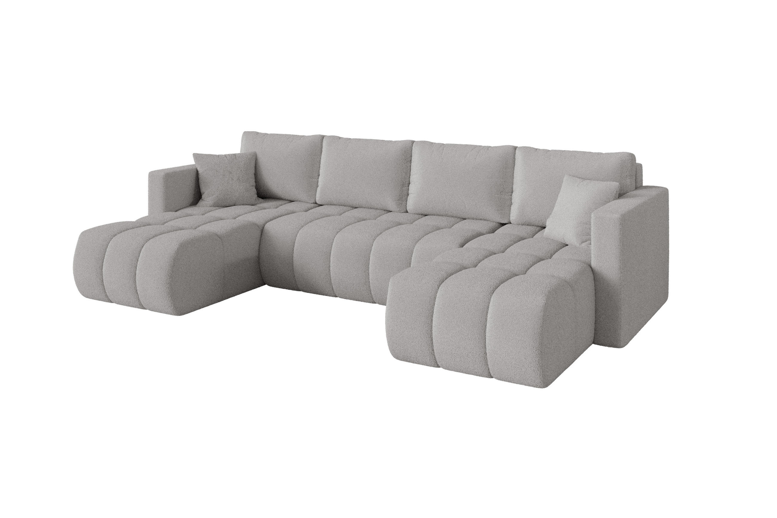 Altdecor Wohnlandschaft Silber 300x85x146 cm