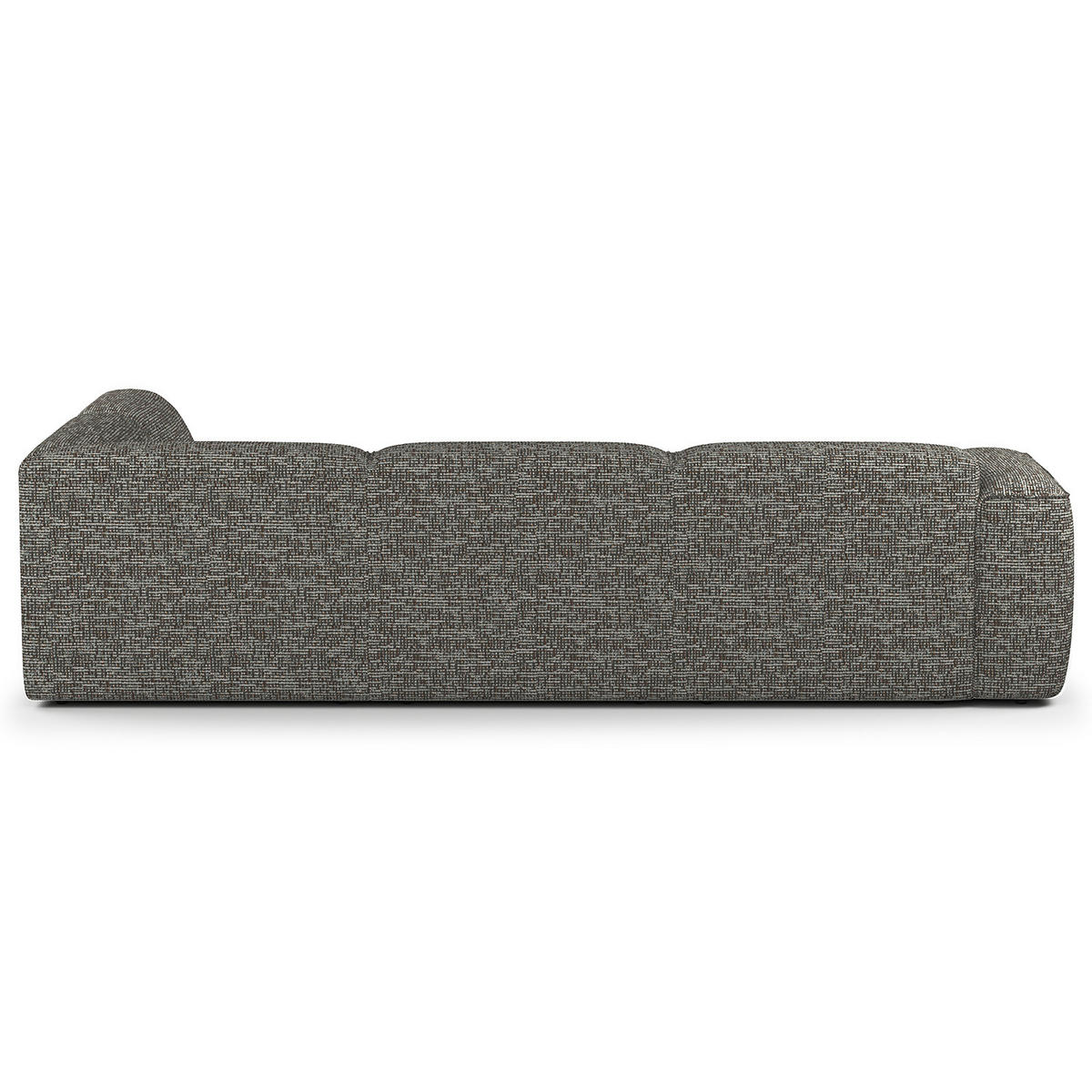 3-SITZER ECKSOFA mit Recamiere - Schwarz/Grau, Kunststoff/Textil (295/231cm) - home24