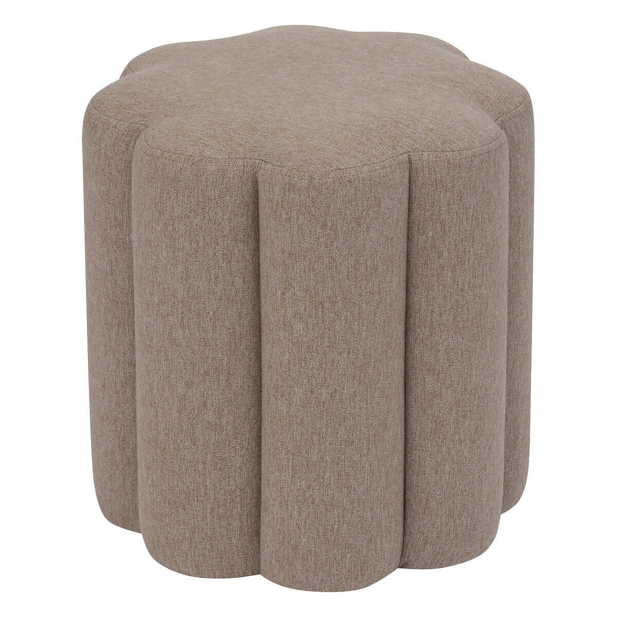 BLUMENHOCKER Floral 38/38/40 cm - Beige, Textil (38/40/38cm) - Atmosphera Createur d´interieur