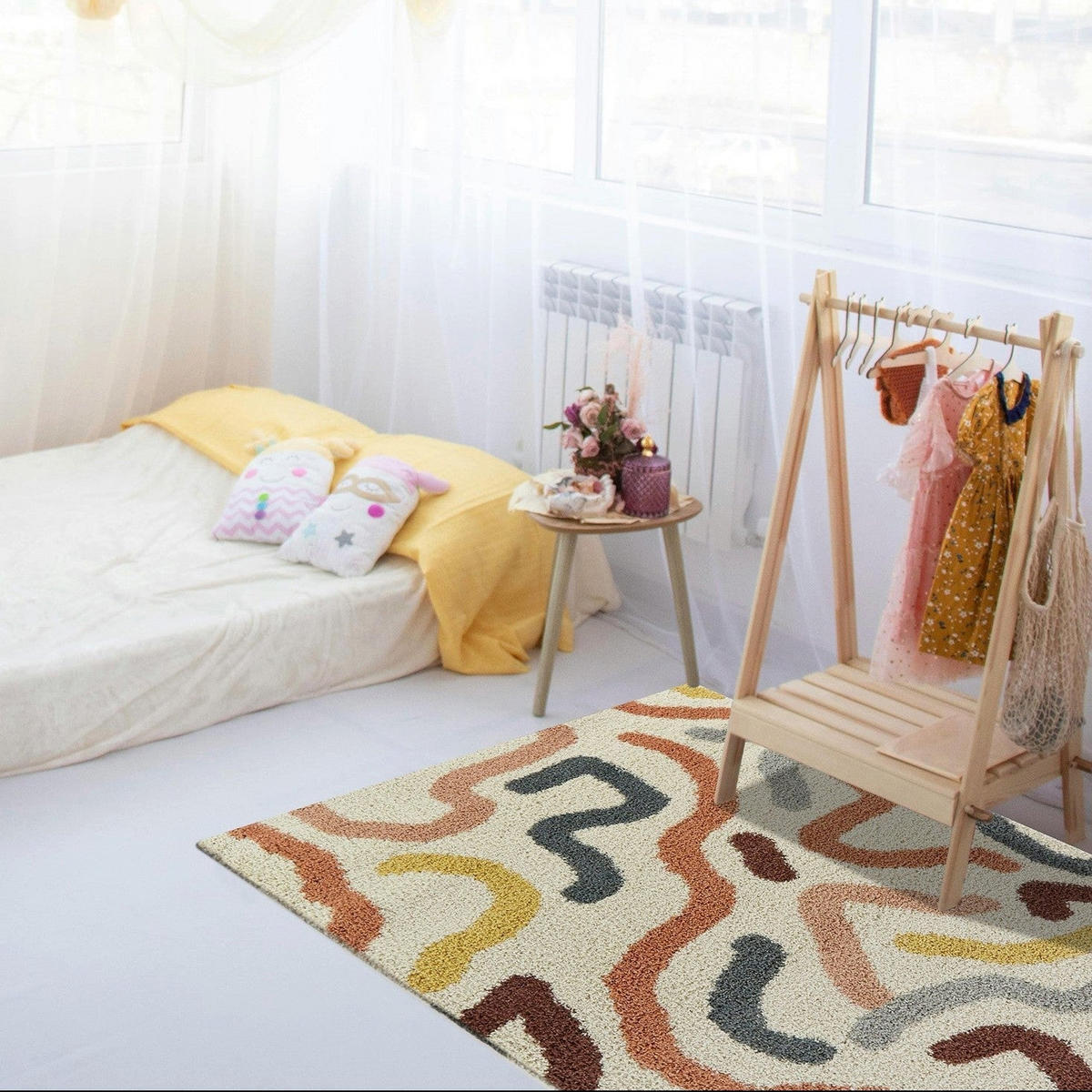 TEPPICH dicht bequem mehrfarbig - Multicolor, Textil (160/230cm) - AFK Living