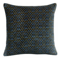 KISSEN Vera tintenblau 45 x 45 cm - Dunkelblau, Textil (45/45cm) - Vivaraise