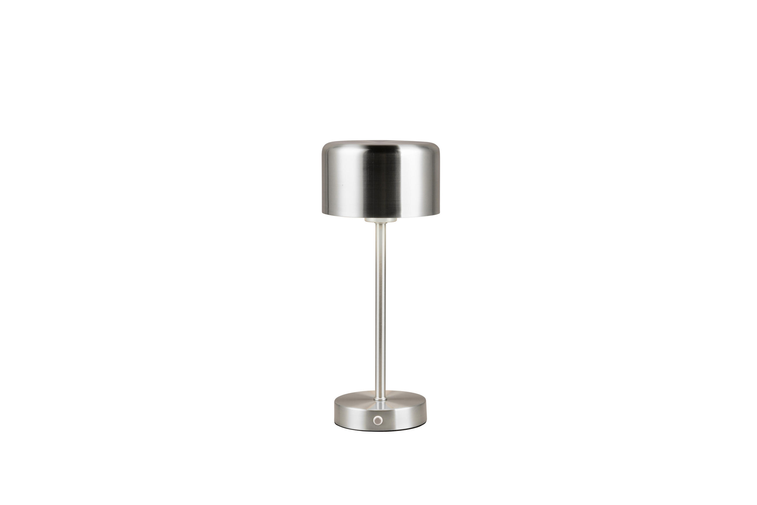 TISCHLAMPE JEFF - Grau - 12.6/12.6/30 cm - Silberfarben, Metall (12.6/12.6/30cm) - Trio Leuchten