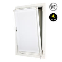 SCREEN-ROLLO without drilling Weiß,45X180 - Weiß, Kunststoff (45/180cm) - STORESDECO