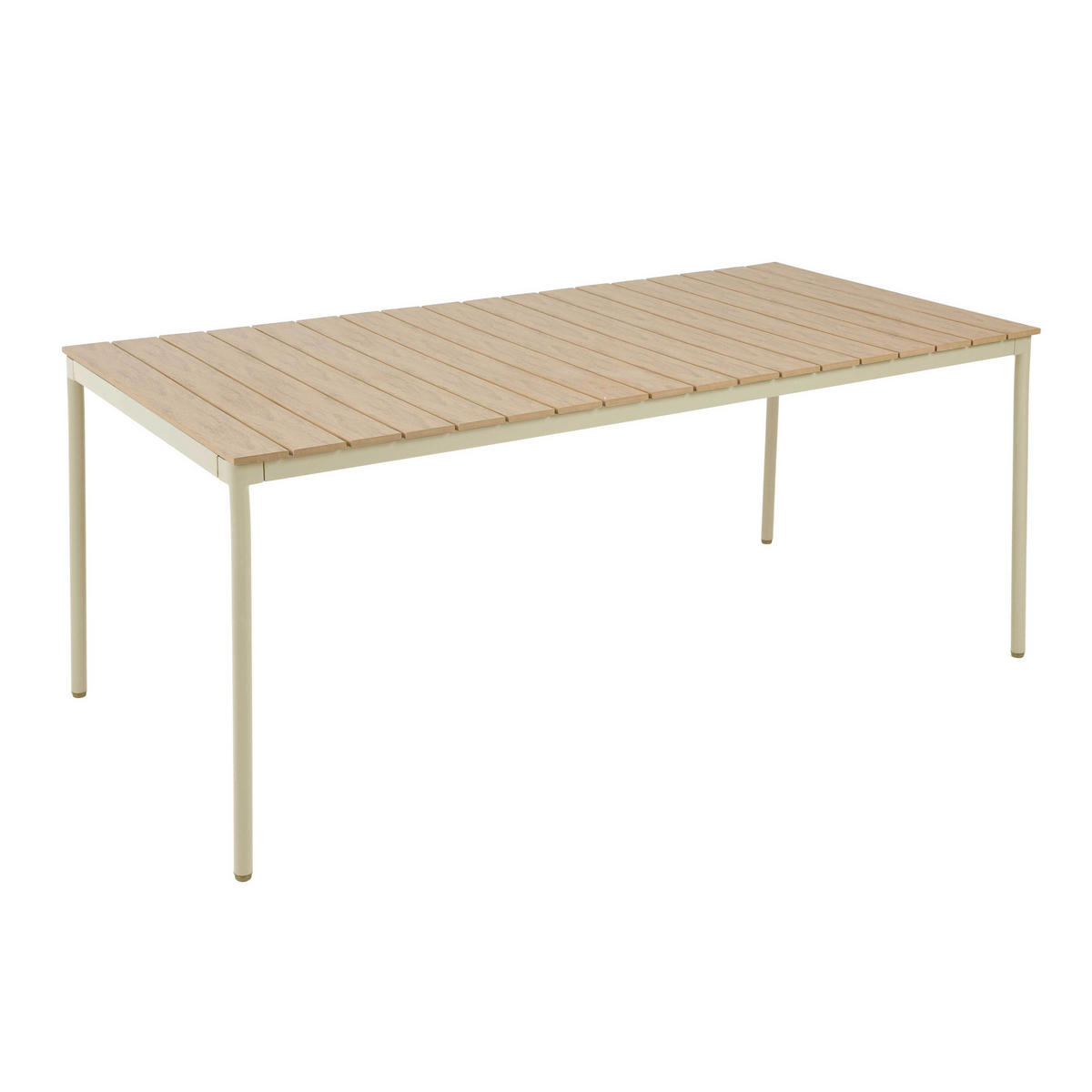 GARTENTISCH, Beige - Beige, Holzwerkstoff (180/90/74cm) - Oviala