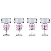 CHAMPAGNERSCHALEN (4er-Set) Dancer 330 ml - Transparent, Glas (0.33L) - Butlers