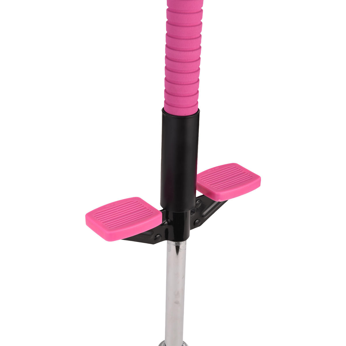 POGO-STICK - Rosa, Kunststoff/Textil (24/6cm) - Relaxdays