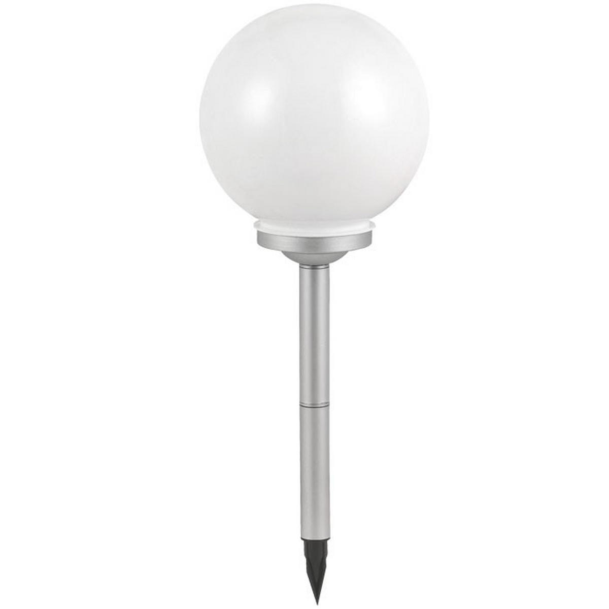 LED AUSSENLEUCHTE Weiß Metall 3er Set - Weiß, Kunststoff (25/25/65cm)