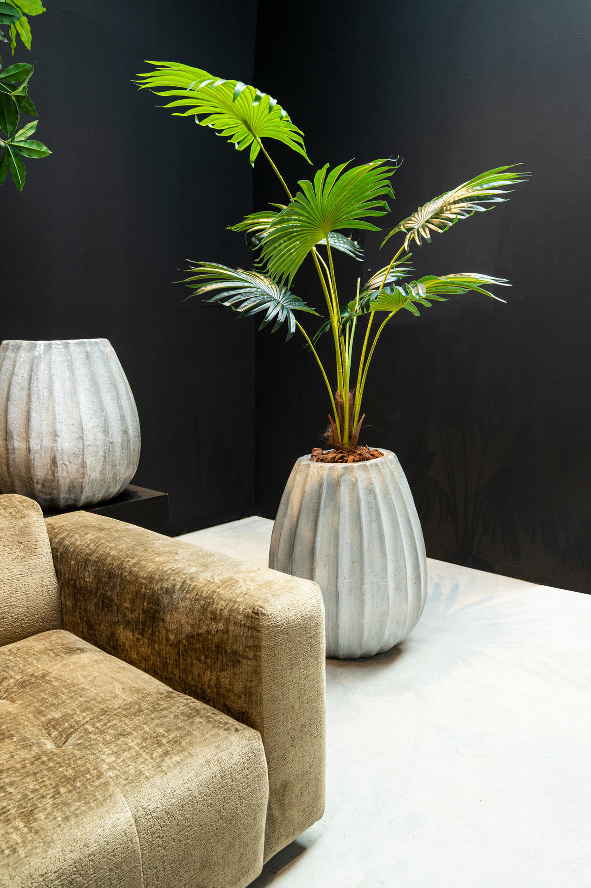 TOPF Lionne Weiß 60/60/70cm - Weiß, Keramik (70cm) - PTMD Collection