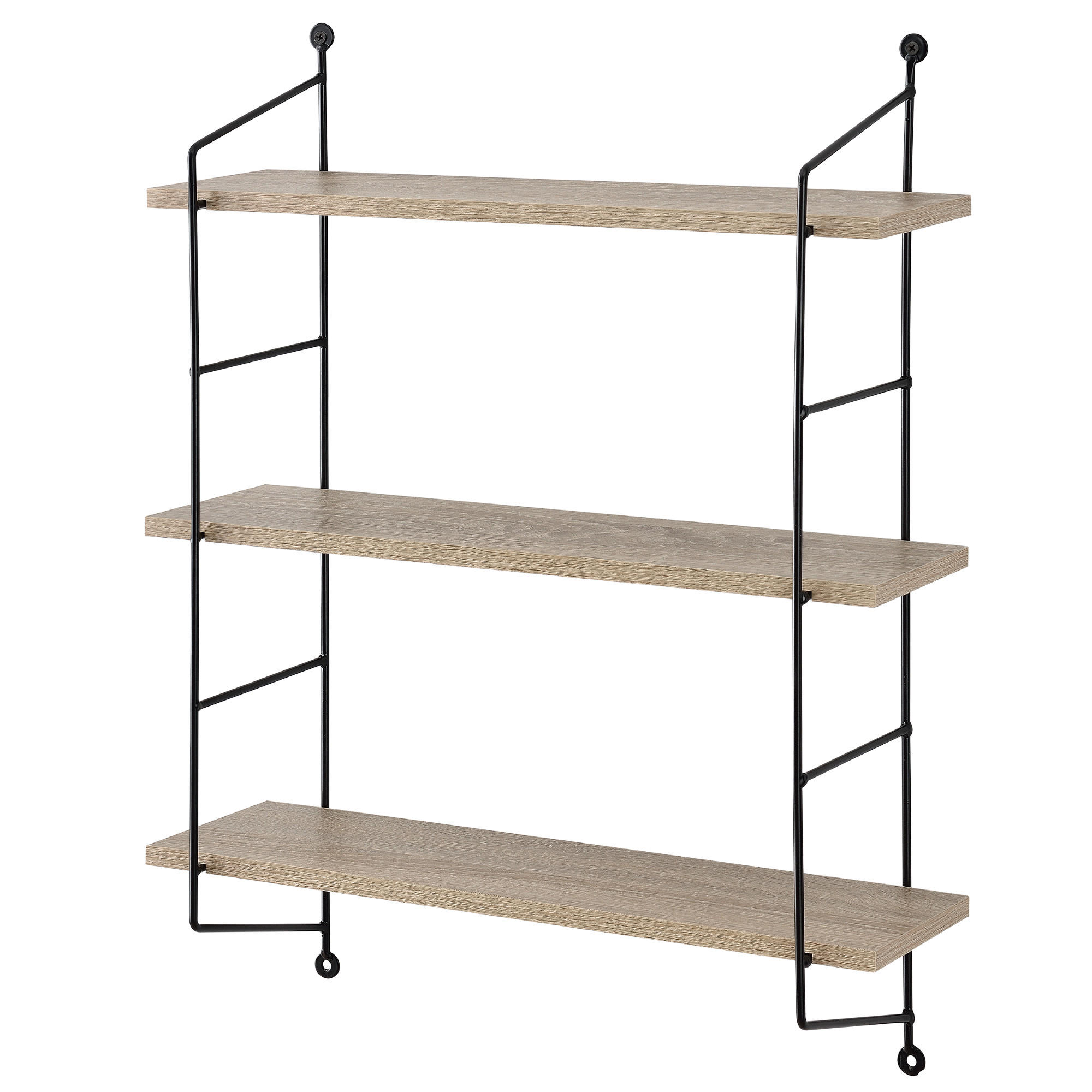 WANDREGAL Ösel - Braun, Metall (48/63.5/15cm) - [en.casa]