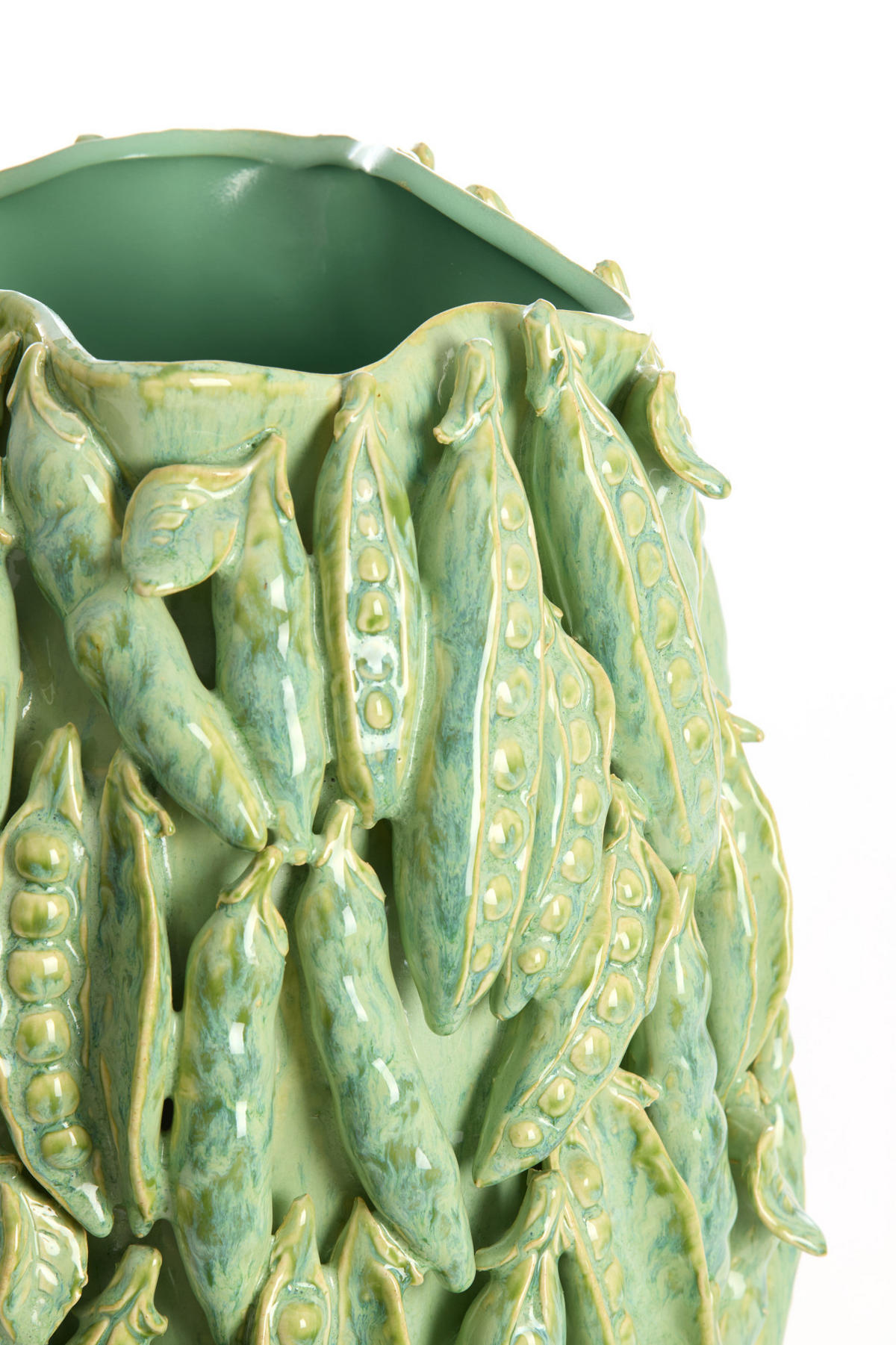 VASE Faba Grün Ø21/31 cm - Grün, Keramik (31cm) - Light & Living