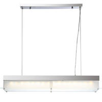 LED HÄNGELEUCHTE Chrom Silber SOKRATES - Silberfarben, Glas (80/20/93cm) - Globo Lighting
