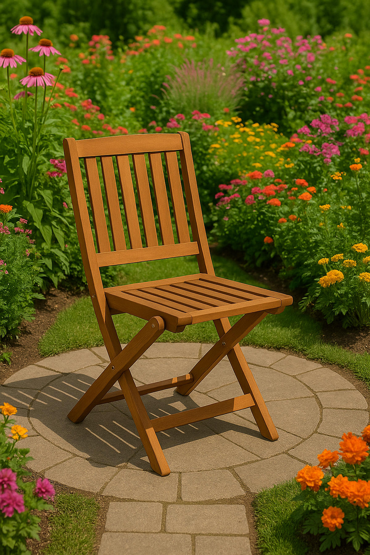 KLAPPSTUHL Capri - 2er Set - Braun, Holz (45/93/114cm) - TPFGarden