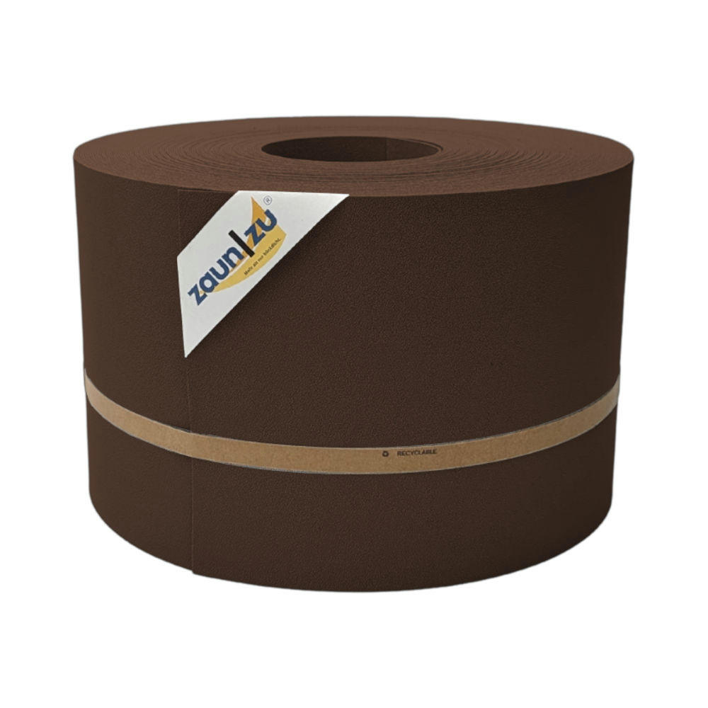 SICHTSCHUTZSTREIFEN Premium für Doppelstabmatten Zaunblende Braun, 50m - Braun, Kunststoff (5000/19cm) - ZAUN|ZU