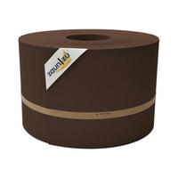 SICHTSCHUTZSTREIFEN Premium für Doppelstabmatten Zaunblende Braun, 50m - Braun, Kunststoff (5000/19cm) - ZAUN|ZU