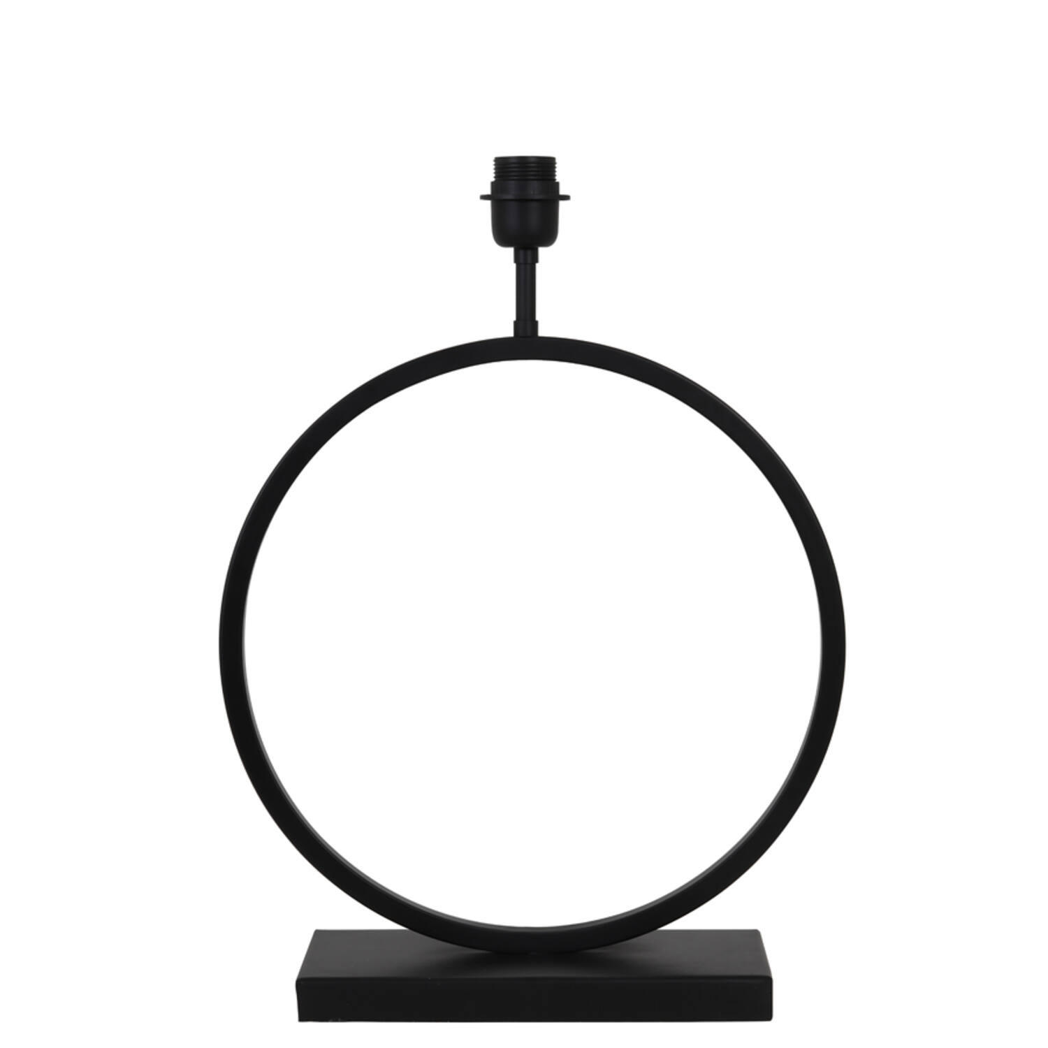 LAMPENFUSS Liva - Schwarz - 40/12.5/53 cm - Schwarz, Metall (40/12.5/53cm) - Light & Living