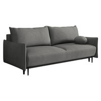 SCHLAFSOFA Dalia - Schwarz/Grau, Holz/Textil (225/88/98cm) - MIRJAN24